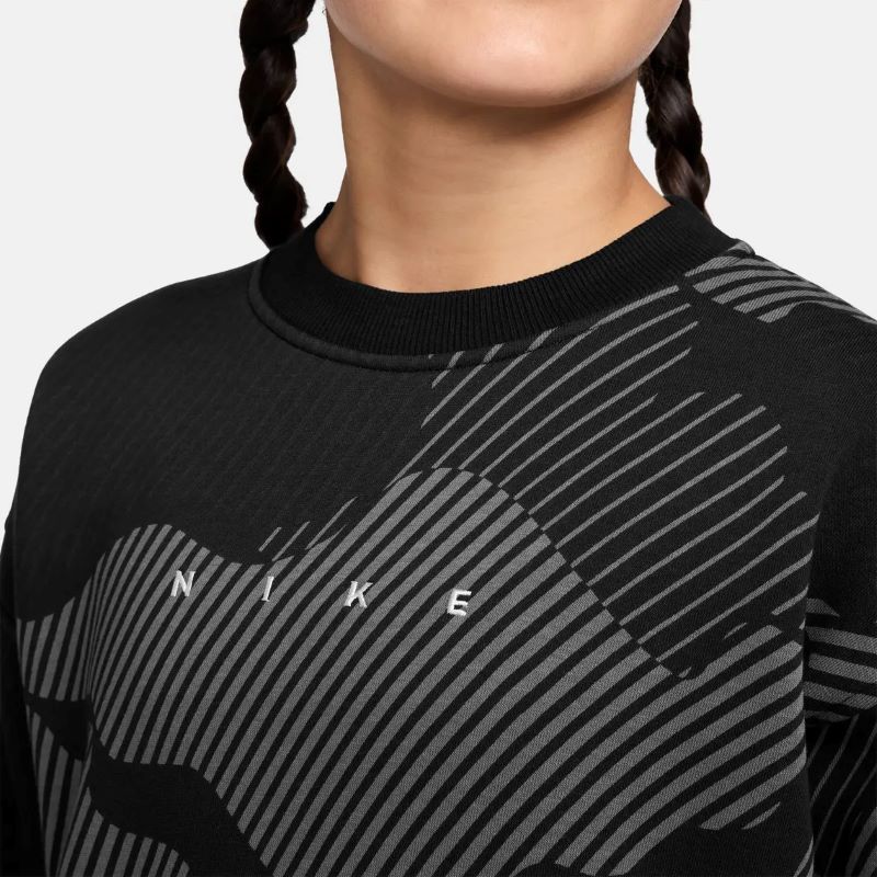 Bluza Nike G NSW CLUB FLC BXY CREW AOP - poza 3