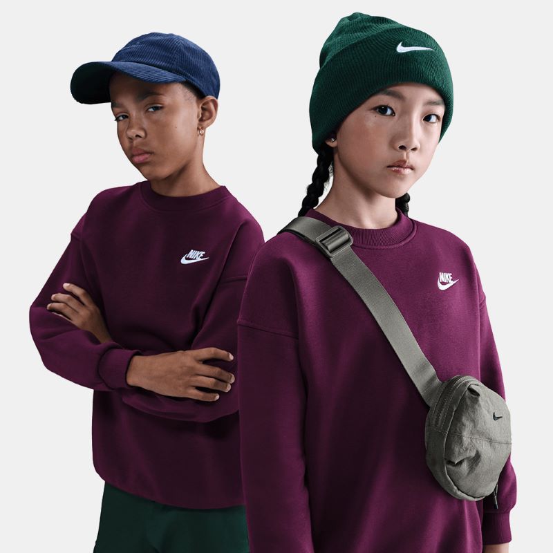 Bluza Nike G NSW CLUB FLC OVRSZD CREW LBR - poza 3