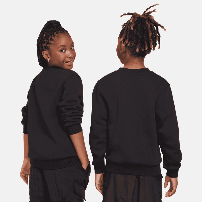 Bluza Nike K NSW CLUB FLC CREW LS HBR - poza 4