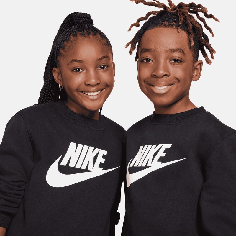 Bluza Nike K NSW CLUB FLC CREW LS HBR - poza 5