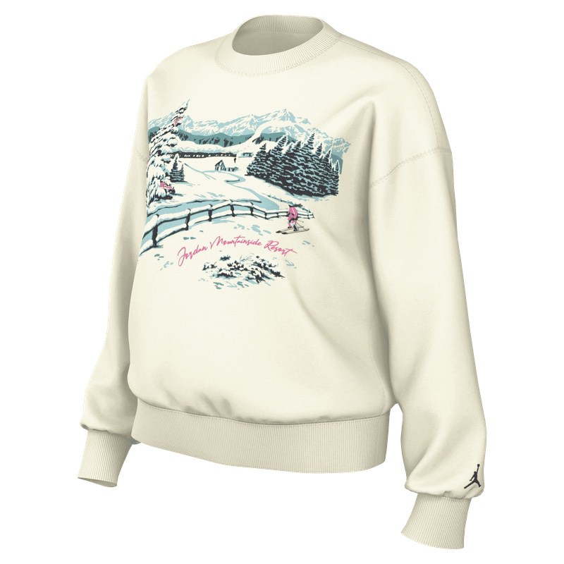 Bluza Nike W J BRK FLC CREW GFX SKI - poza 3