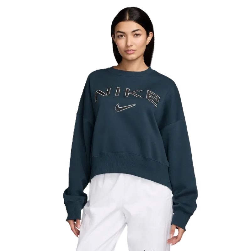 Bluza Nike W NSW PHNX FLC OOS LOGO CREW - poza 1