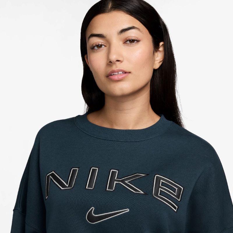 Bluza Nike W NSW PHNX FLC OOS LOGO CREW - poza 3