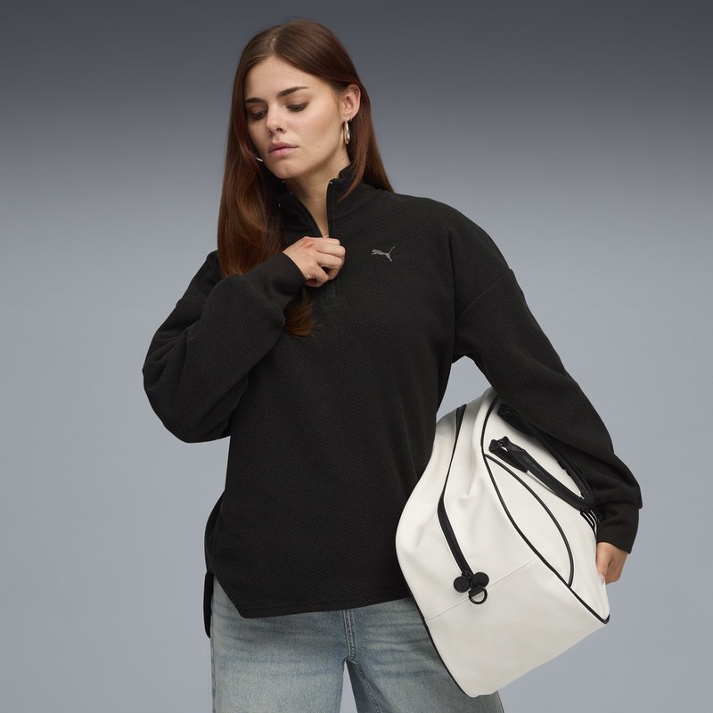Bluza Puma HER Oversized Half-Zip Winterized Crew - poza 3