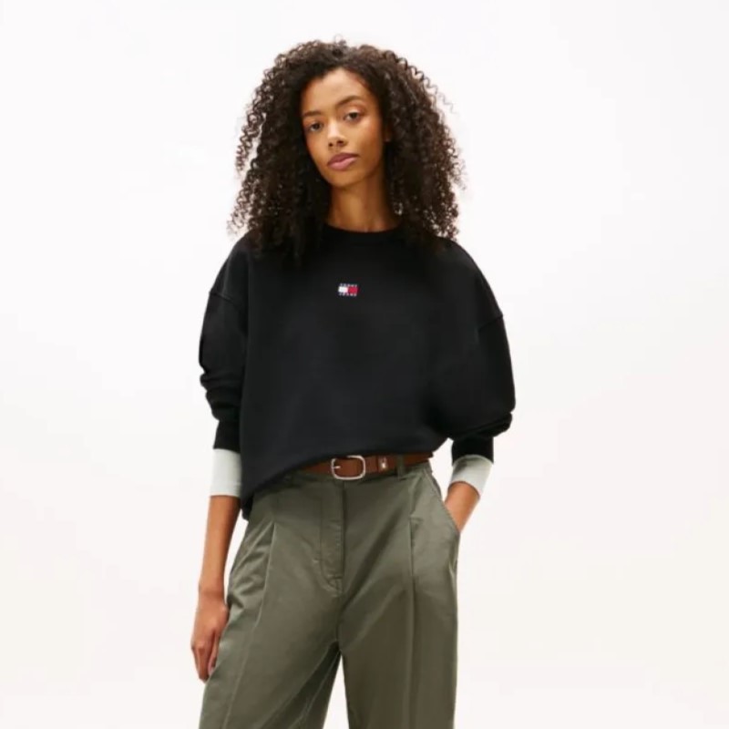 Bluza Tommy Hilfiger TJW BXY BADGE CREW EXT - poza 1