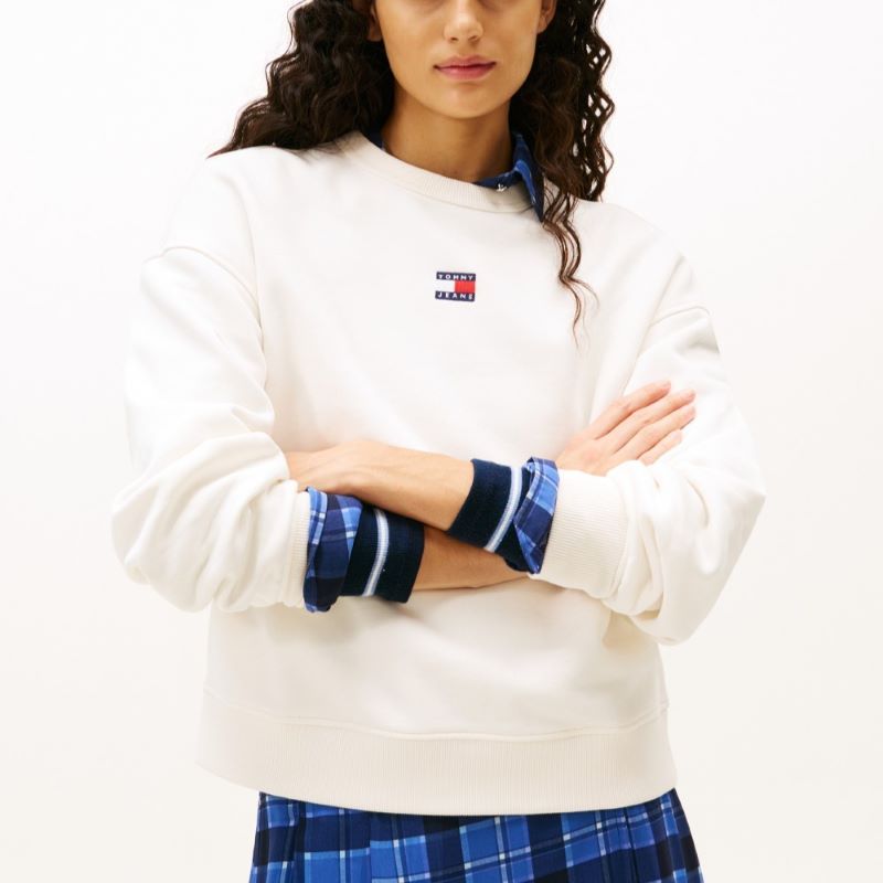 Bluza Tommy Hilfiger TJW BXY BADGE CREW EXT - poza 1