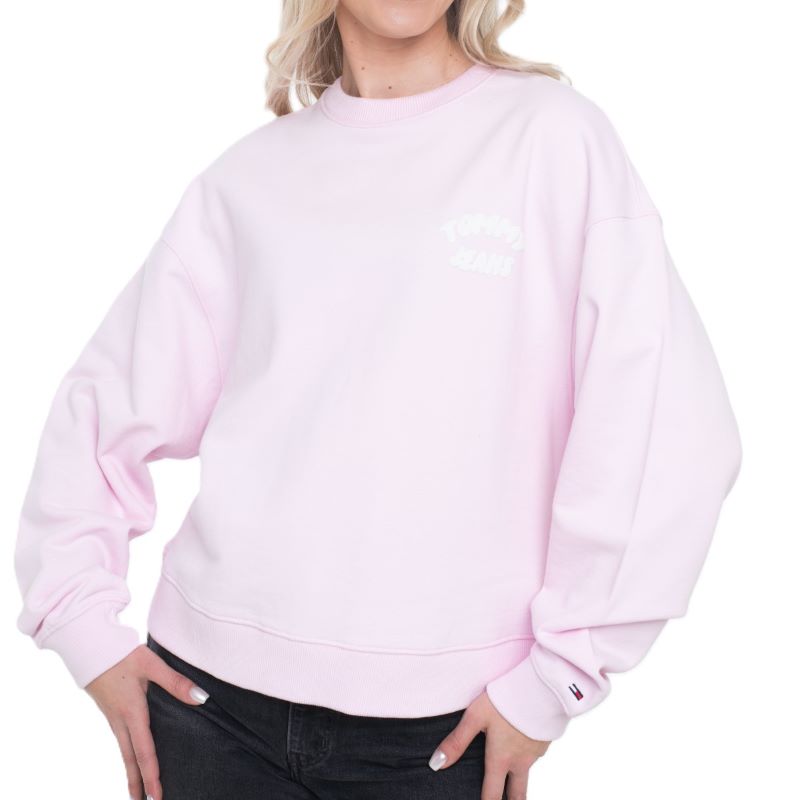 Bluza Tommy Hilfiger TJW BXY COLOR BUBBLE CREW EXT - poza 1
