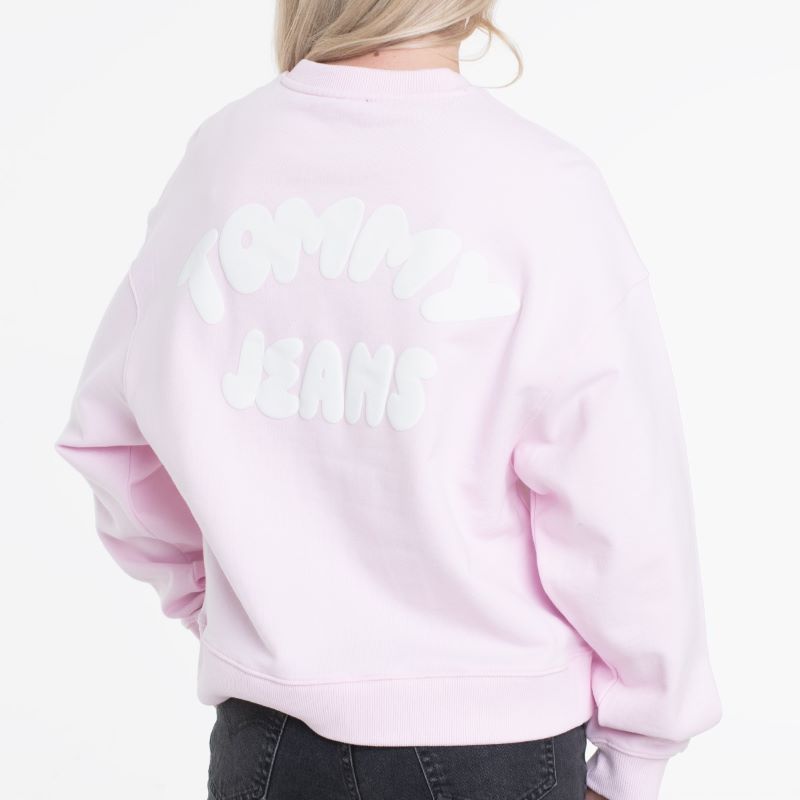 Bluza Tommy Hilfiger TJW BXY COLOR BUBBLE CREW EXT - poza 2