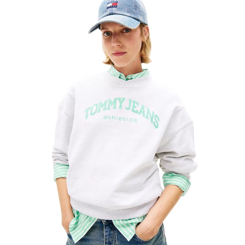 Bluza Tommy Hilfiger TJW BXY VARSITY CREW - poza 1