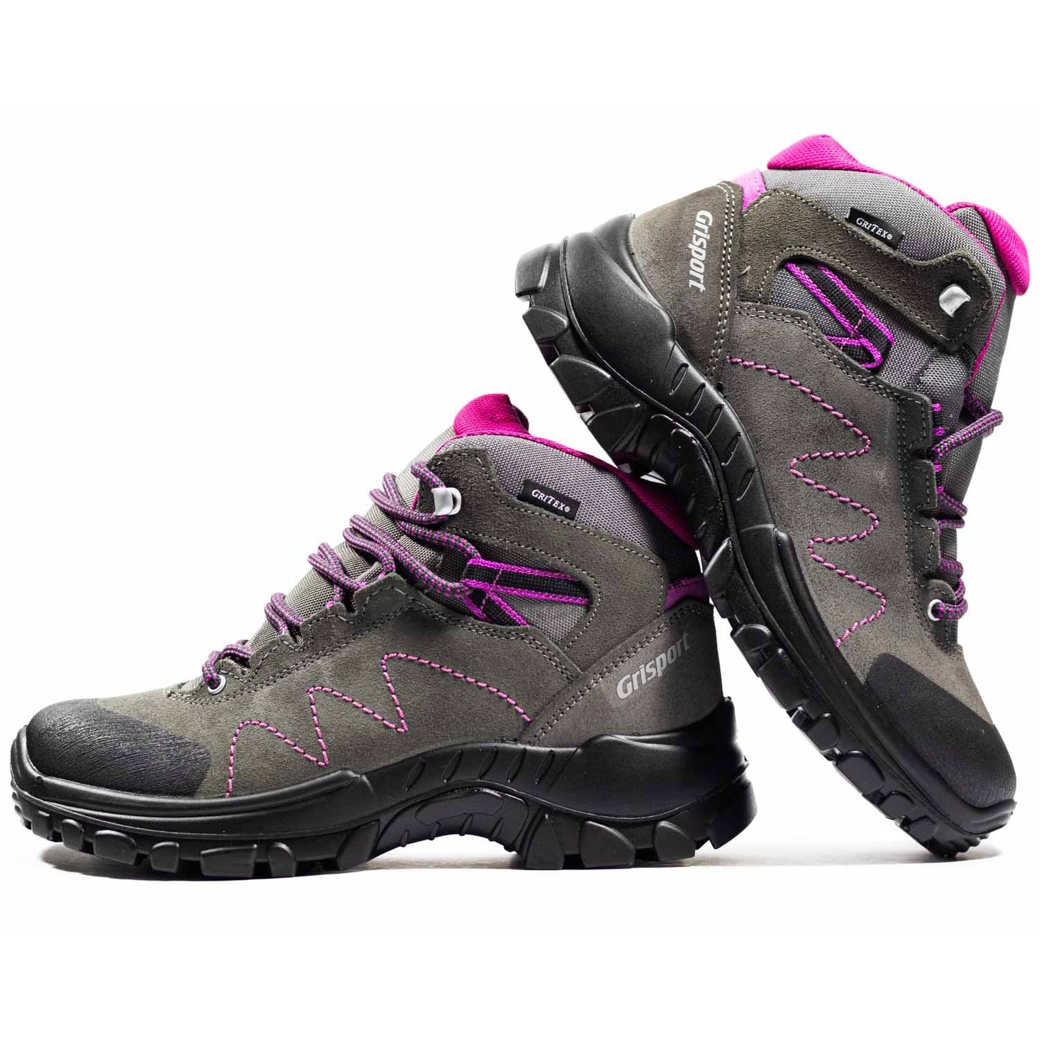 Bocanci Grisport Augite Gri - Light Grey/Rose - poza 4