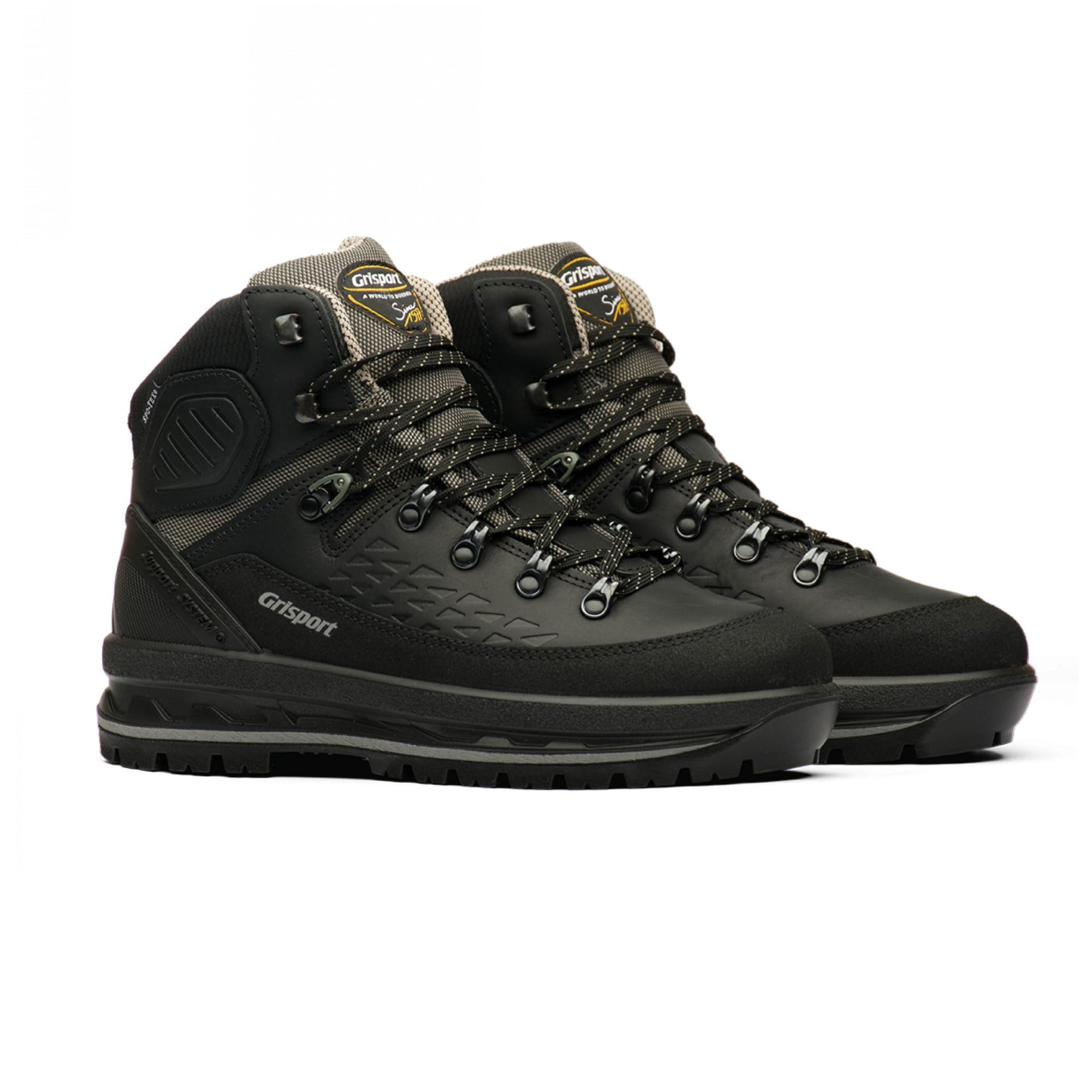 Bocanci Grisport Cavoite Negru - Black/Grey - poza 2