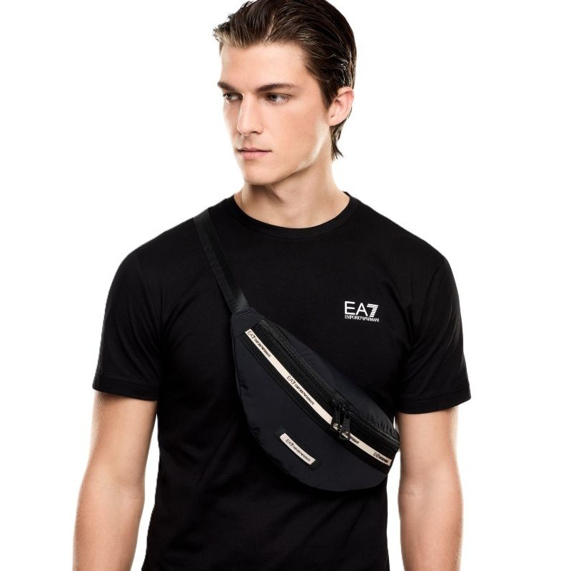 Borseta EA7 TRAIN LOGO SERIES U WAISTBAG TAPE - poza 2