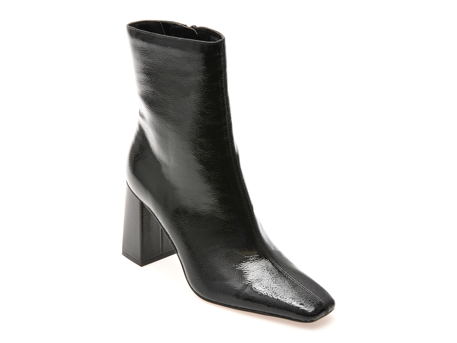 Botine ALDO negre, VELLAMO 001, din piele ecologica