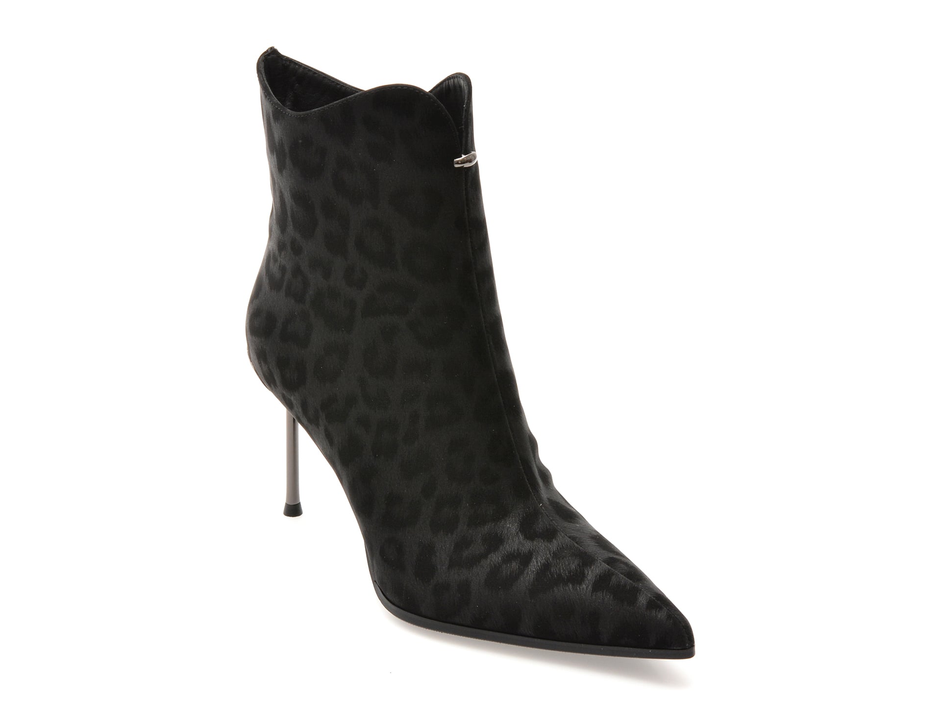 Botine elegante EPICA negre, 202760, din piele naturala