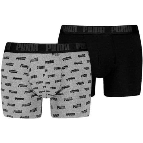 Boxeri barbati Puma Men Everyday Aop Print Boxer 2p Mid 93832402 - poza 1