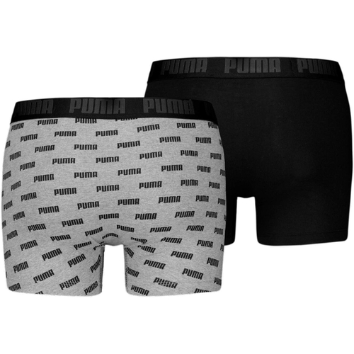 Boxeri barbati Puma Men Everyday Aop Print Boxer 2p Mid 93832402 - poza 2