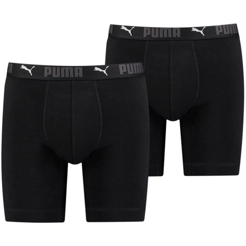 Boxeri barbati Puma Sport Cotton Long Boxer 2p Black 93552301 - poza 1