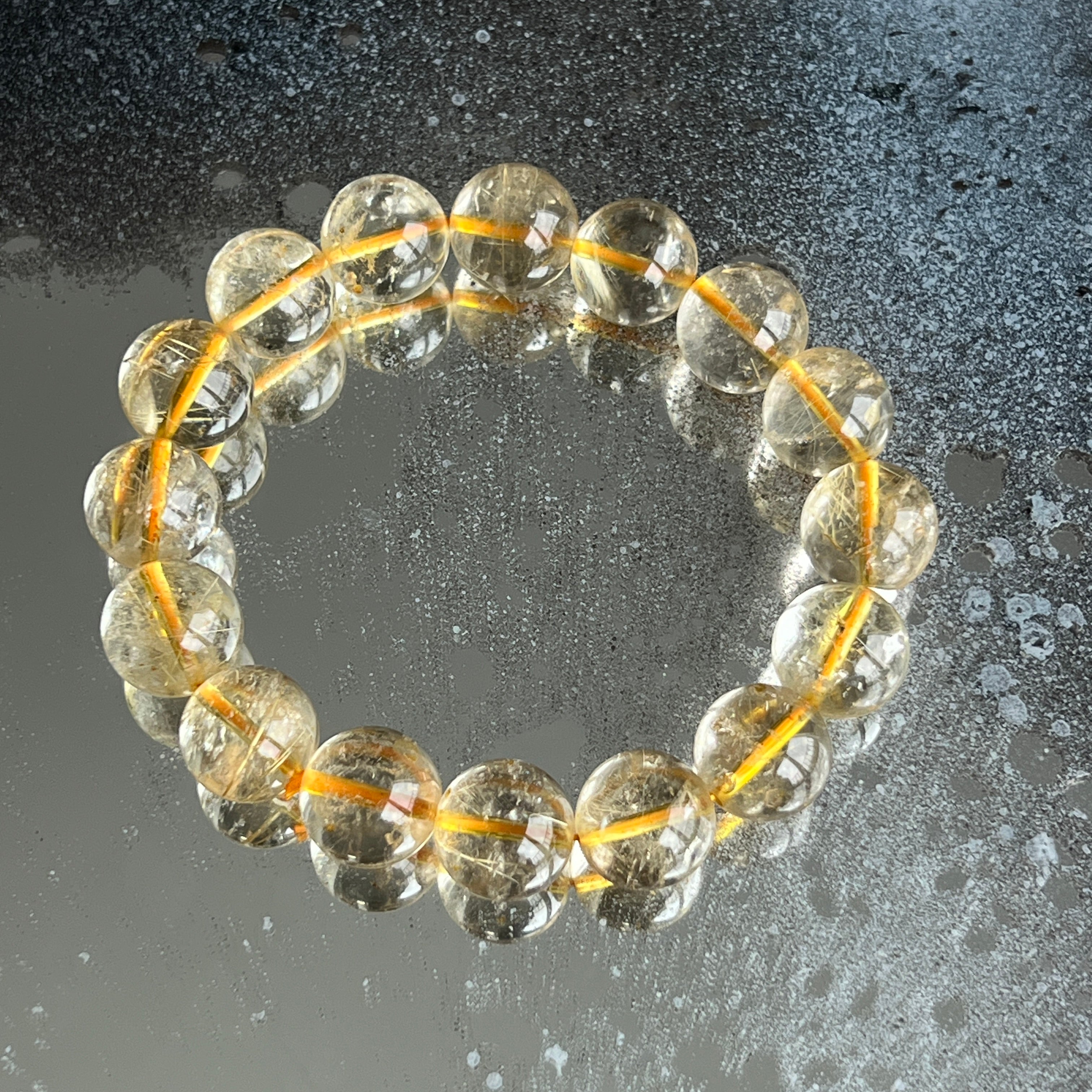 Bratara cuart rutilat 12-13 mm