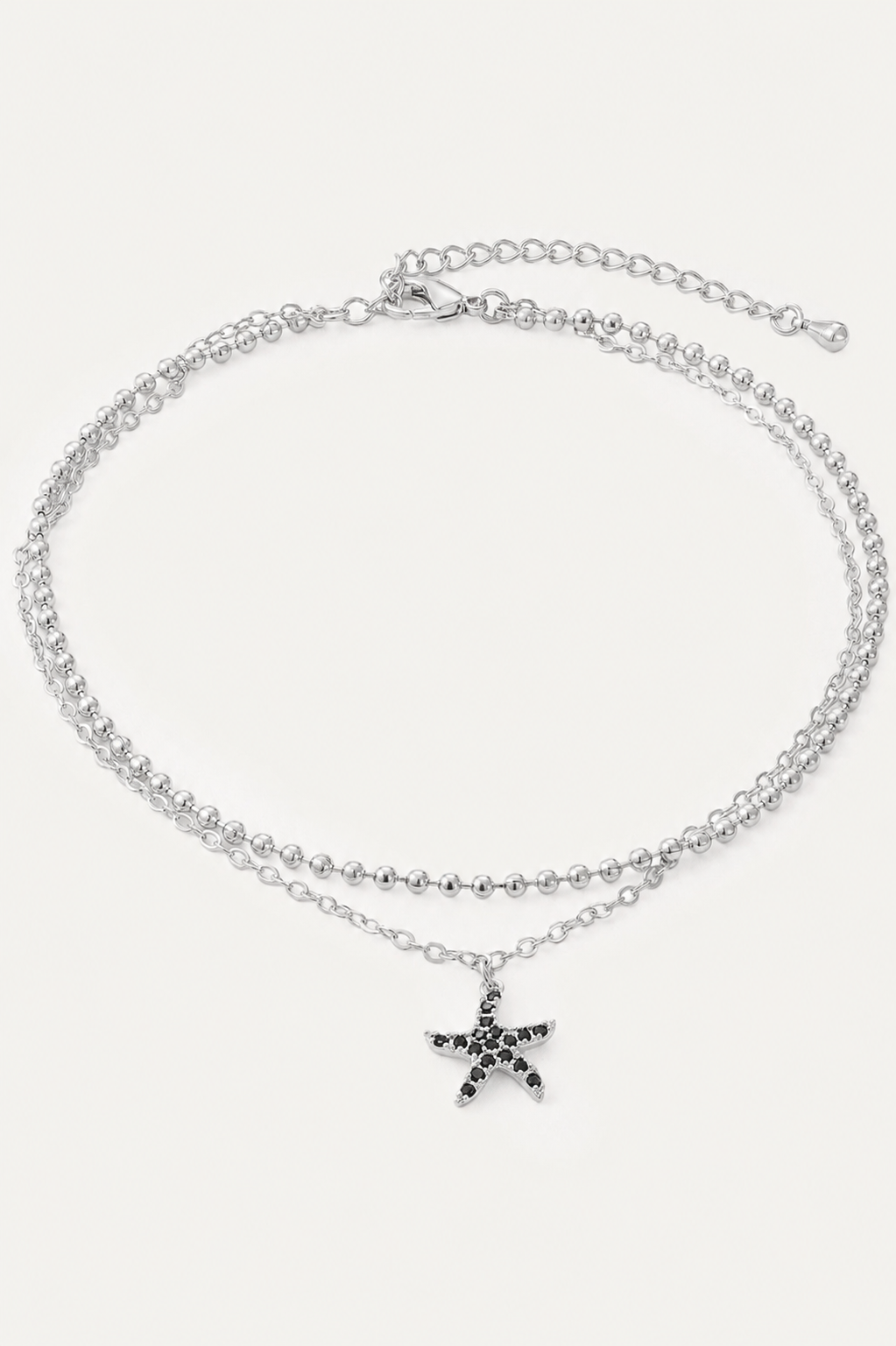 Brățară de picior Starfish - Silver