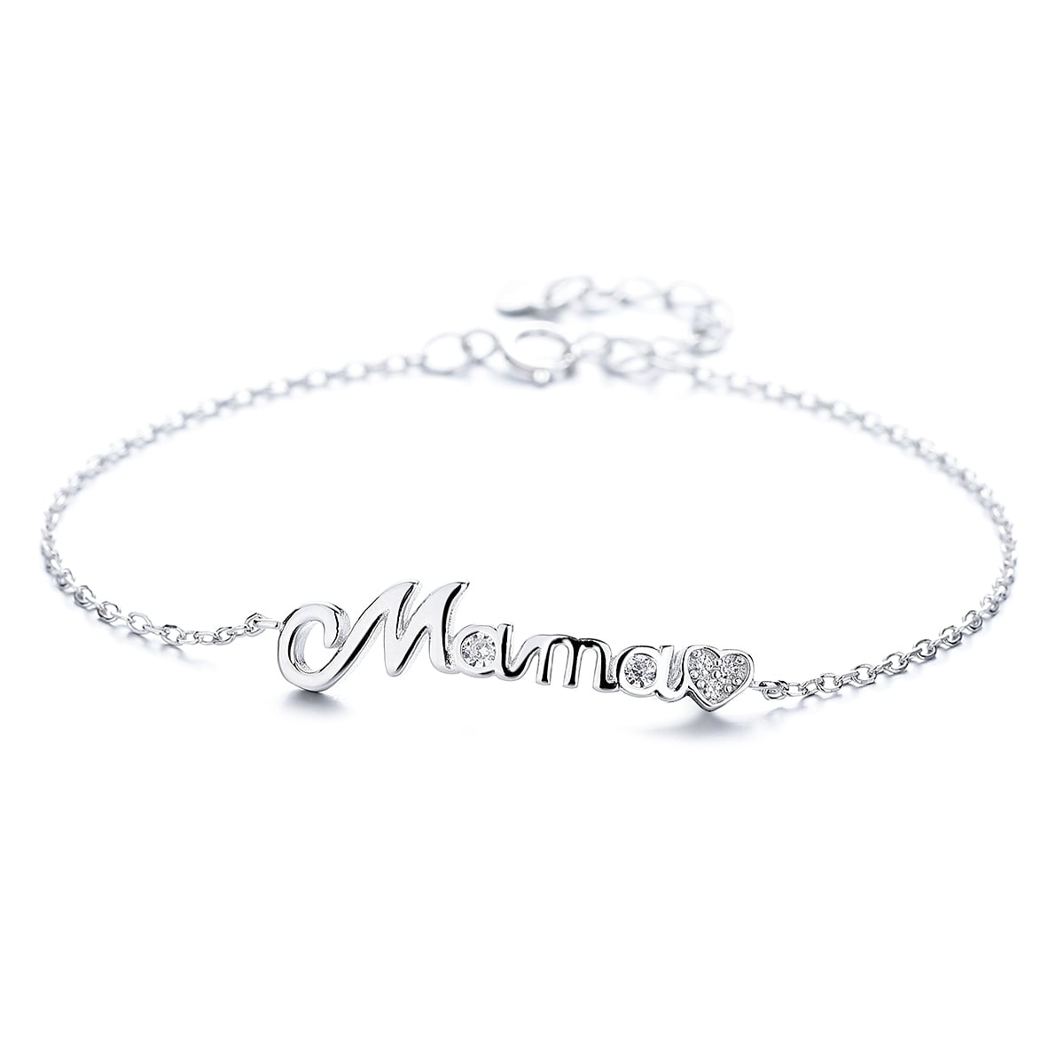 Bratara din argint 925 pentru dama, JW1609, model mama, placata cu rodiu