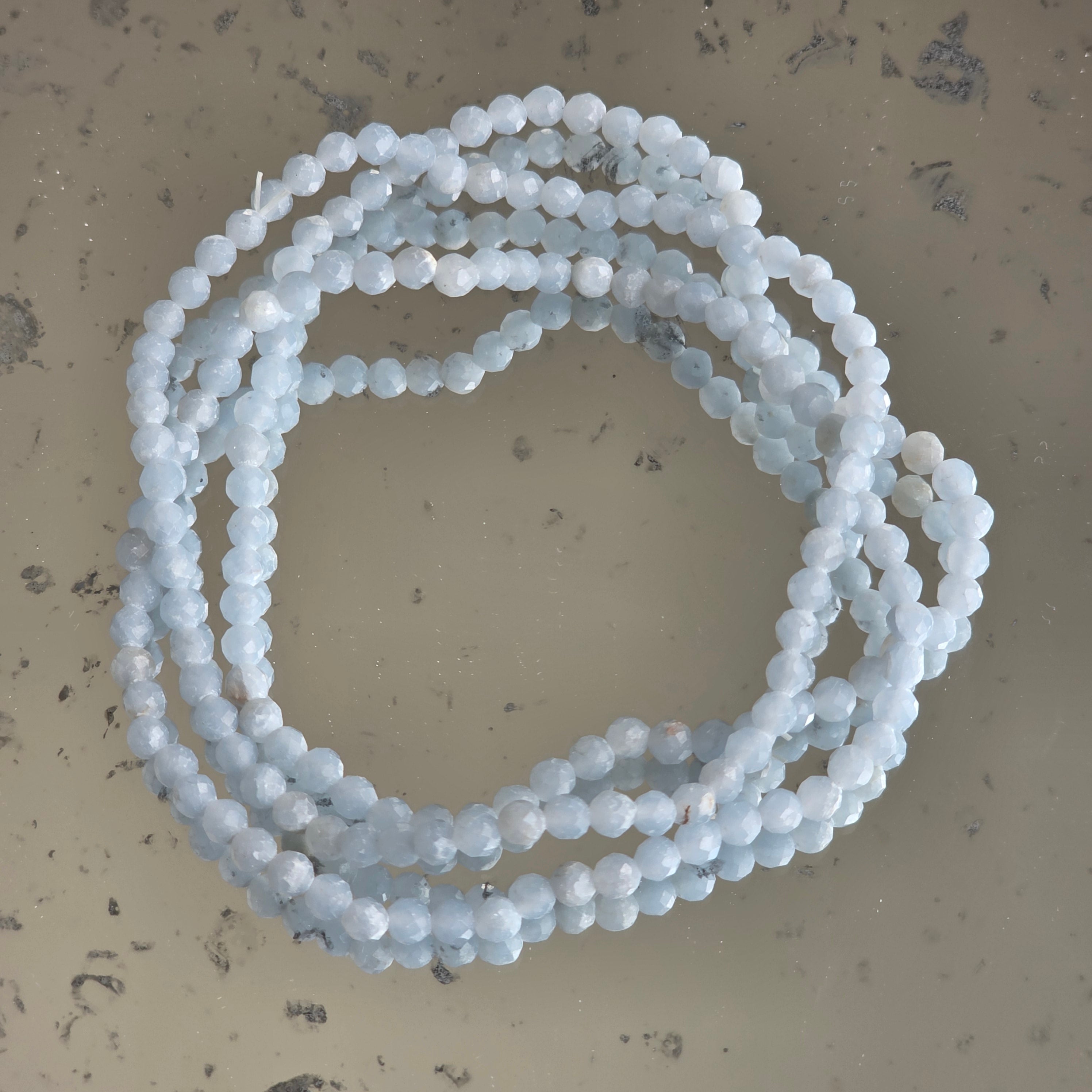 Bratara fatetata angelit 3 mm