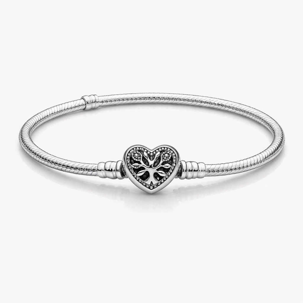 Bratara Heart 2 Cu Argint