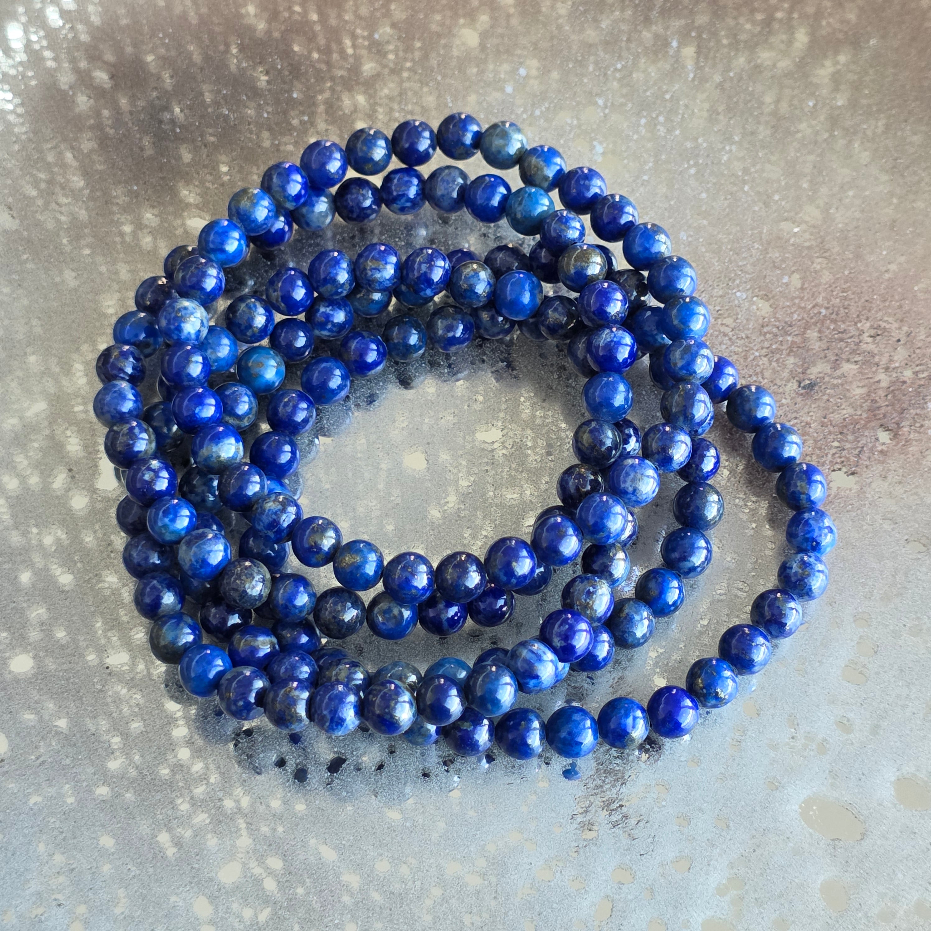 Bratara lapis lazuli 6 mm
