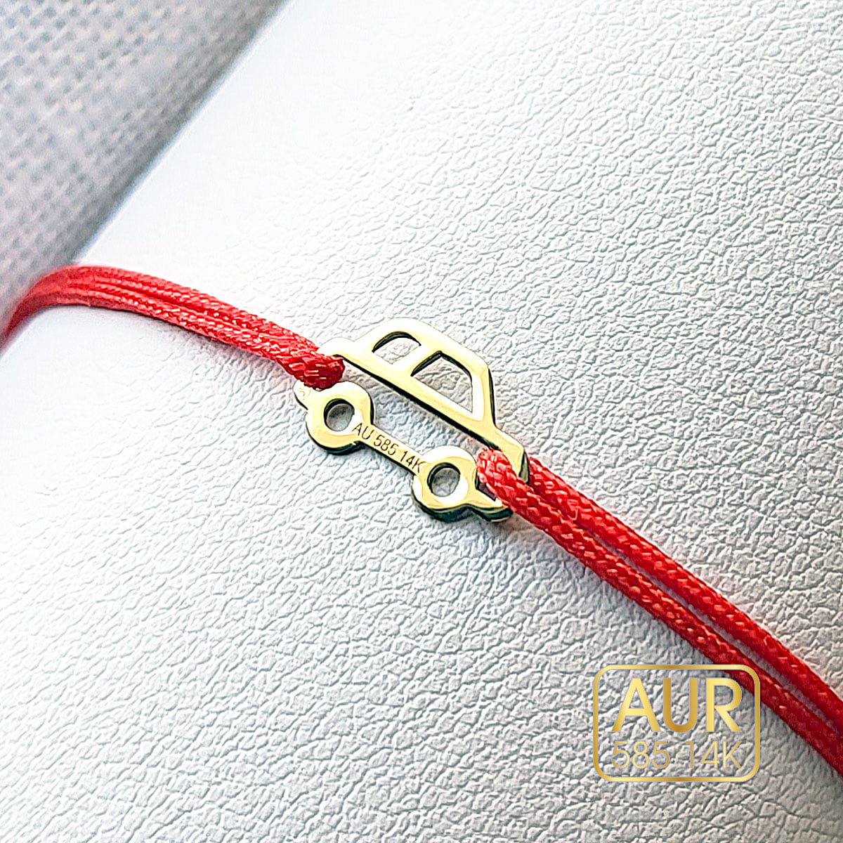 Bratara Masinuta Aur 14K - Snur reglabil