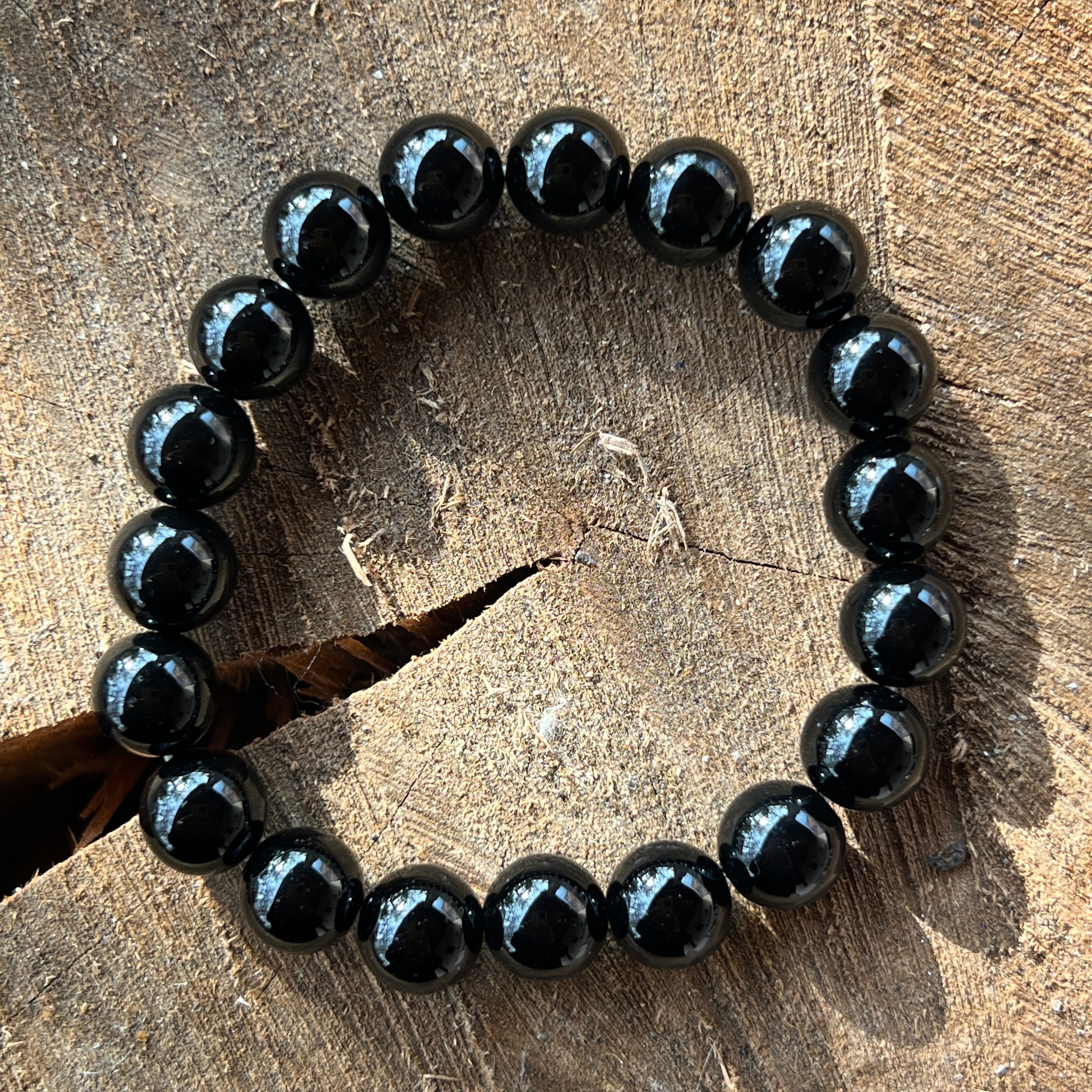 Bratara onix negru 10-11 mm