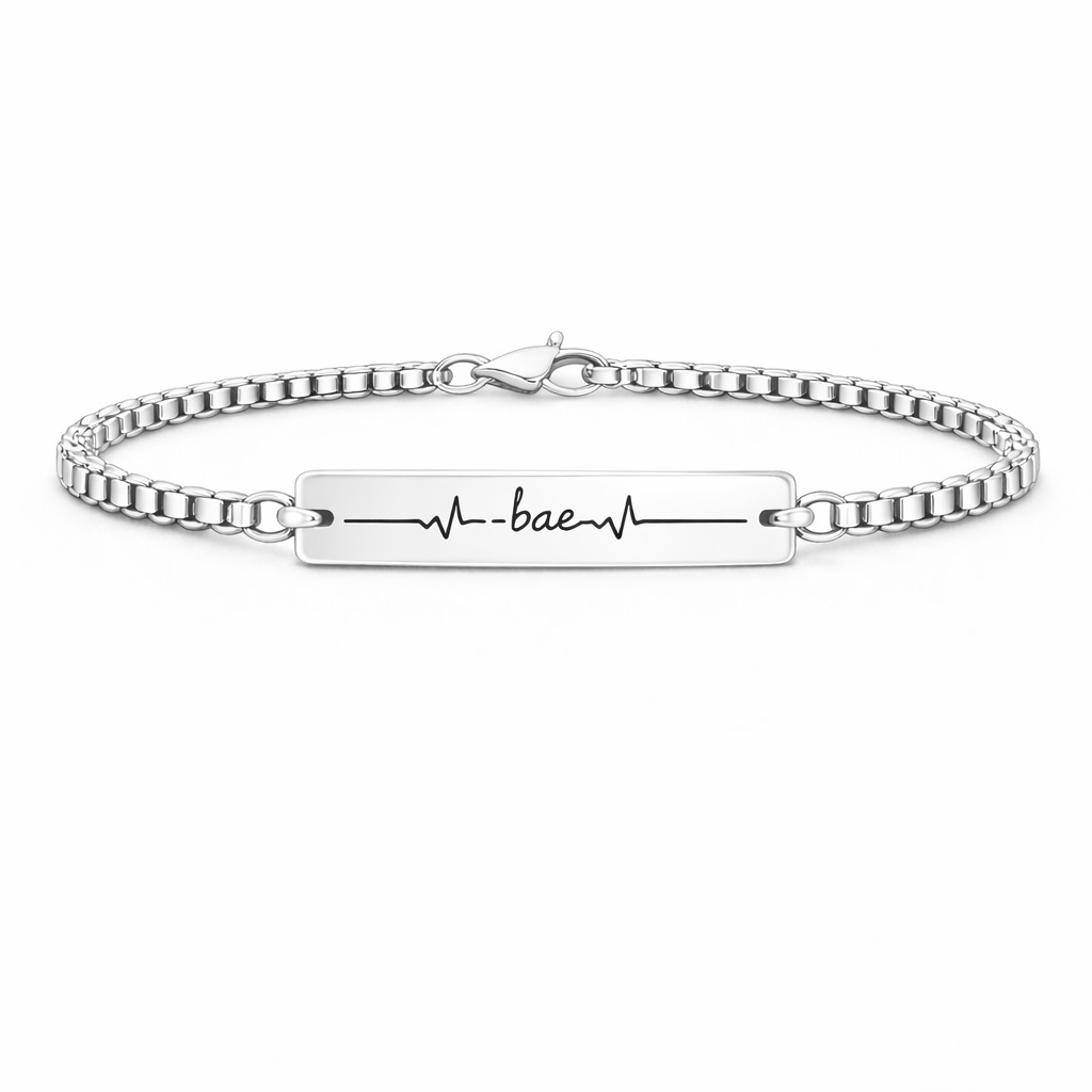 Bratara Personalizata Bae cu Argint