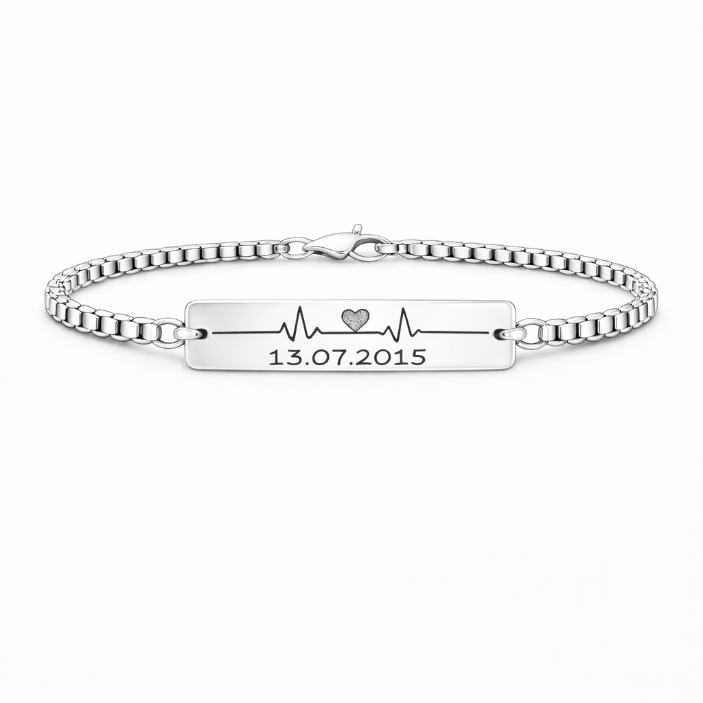 Bratara Personalizata Puls cu Argint