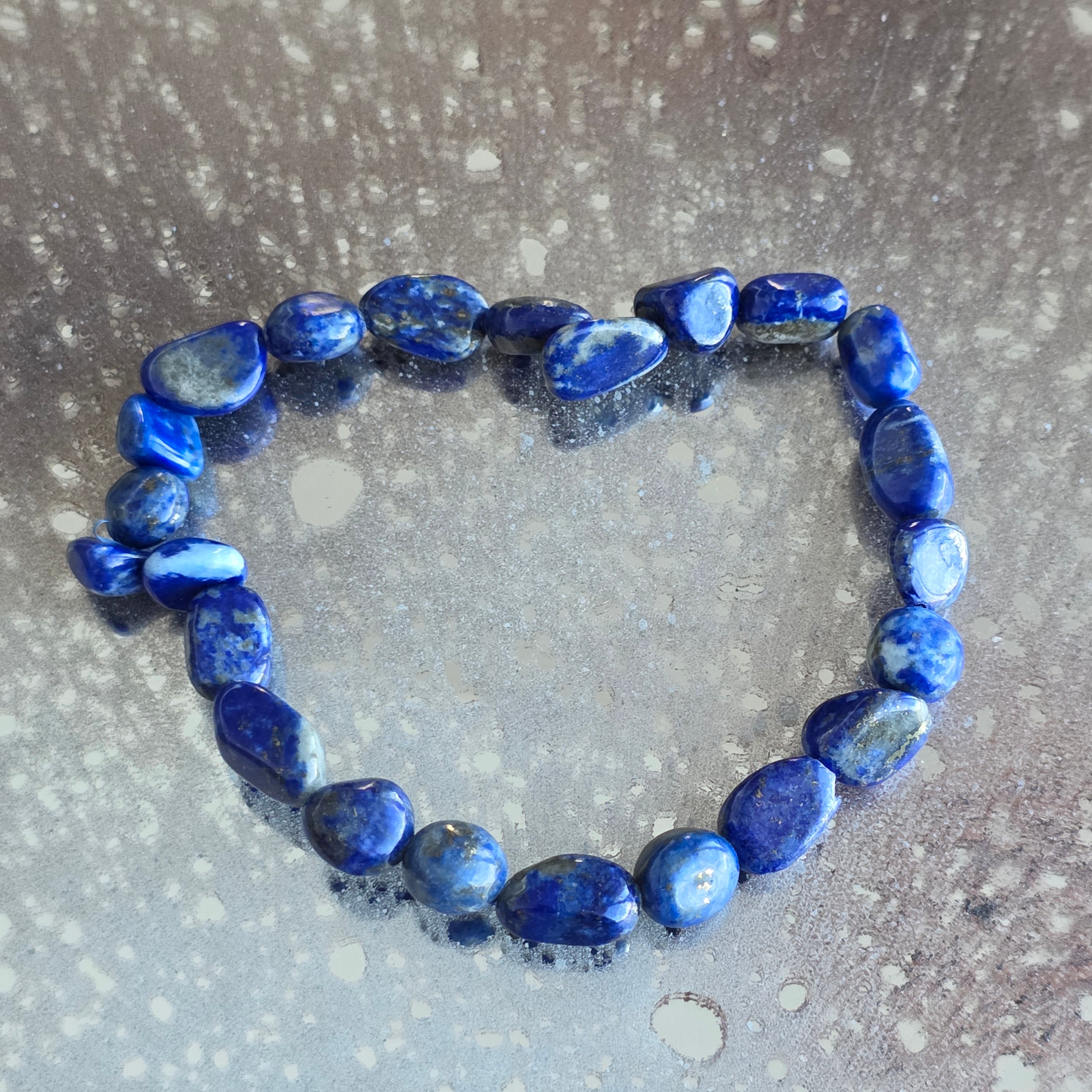 Bratara pietre 6 * 8 mm lapis lazuli