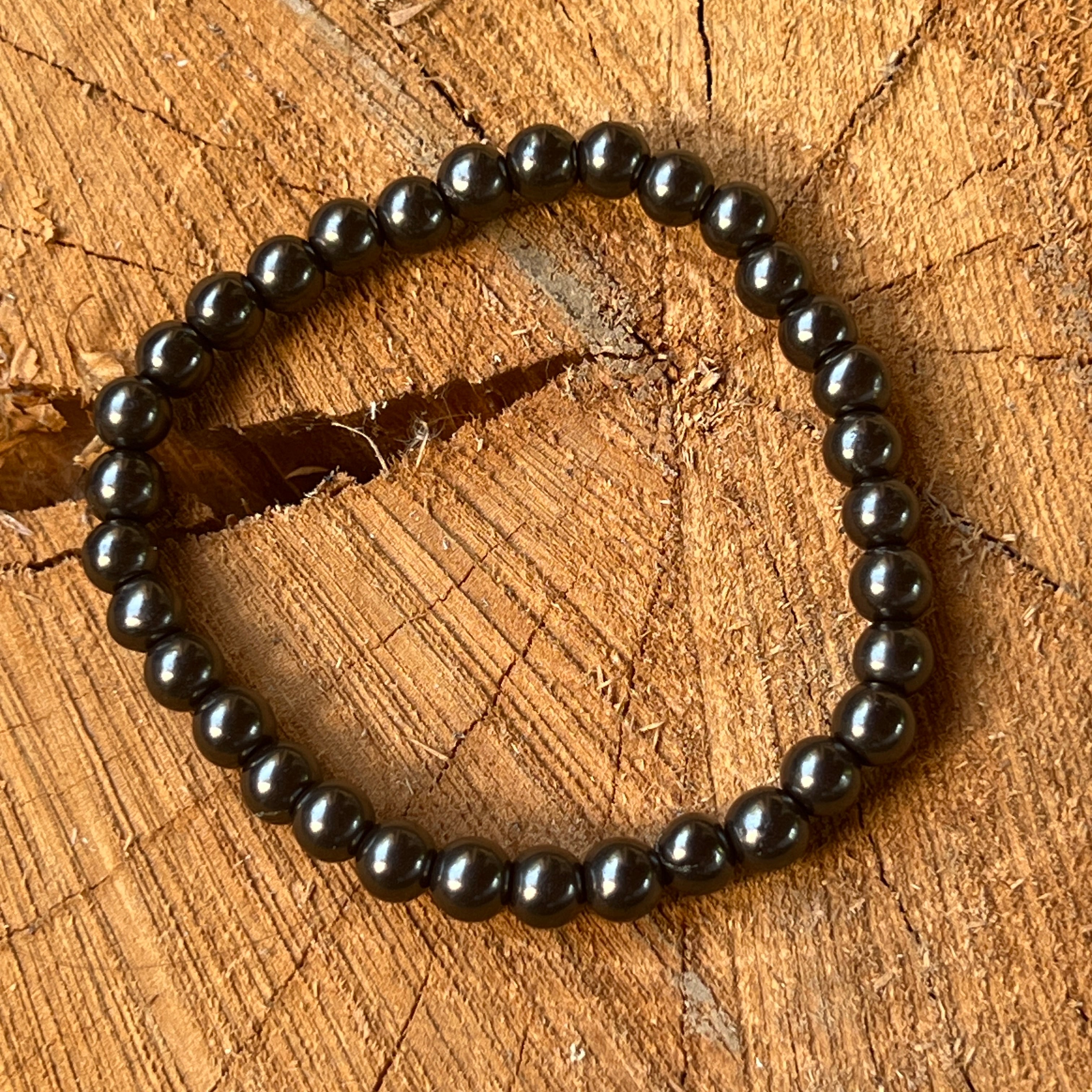 Bratara shungit 6 mm