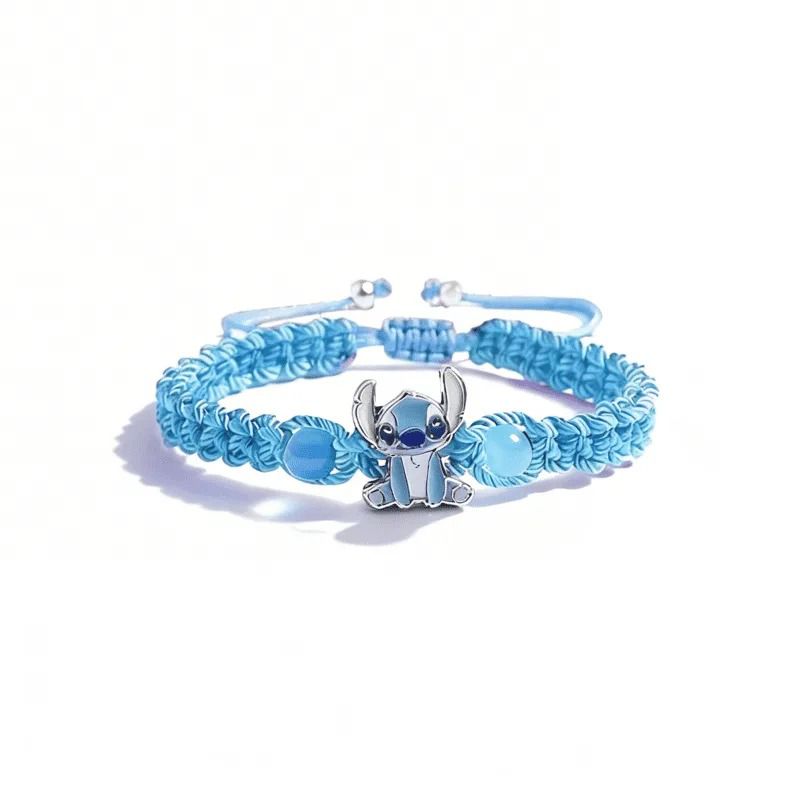 Bratara Stitch Impletita - Albastru Deschis