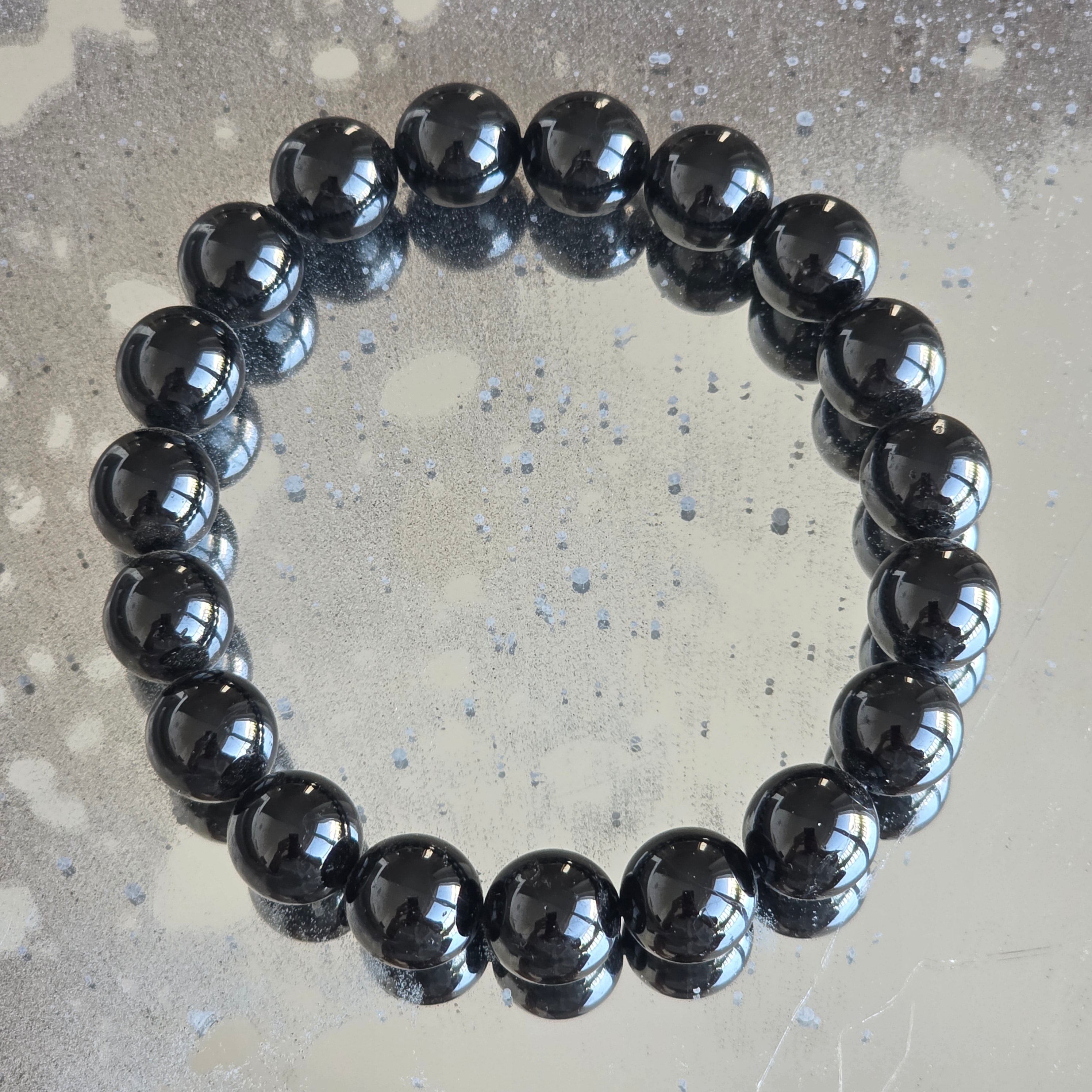 Bratara turmalina neagra 10 mm