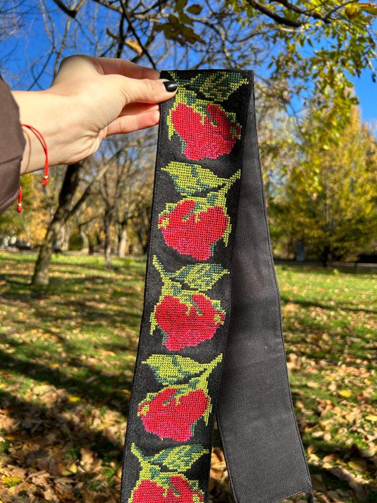 Brâu tradițional femei TM474 – motive florale