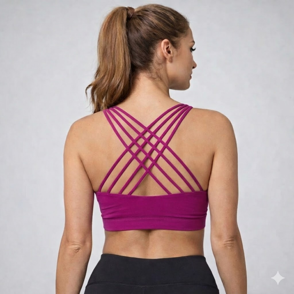 Bustiera dama, ST022, Fuxia - poza 2