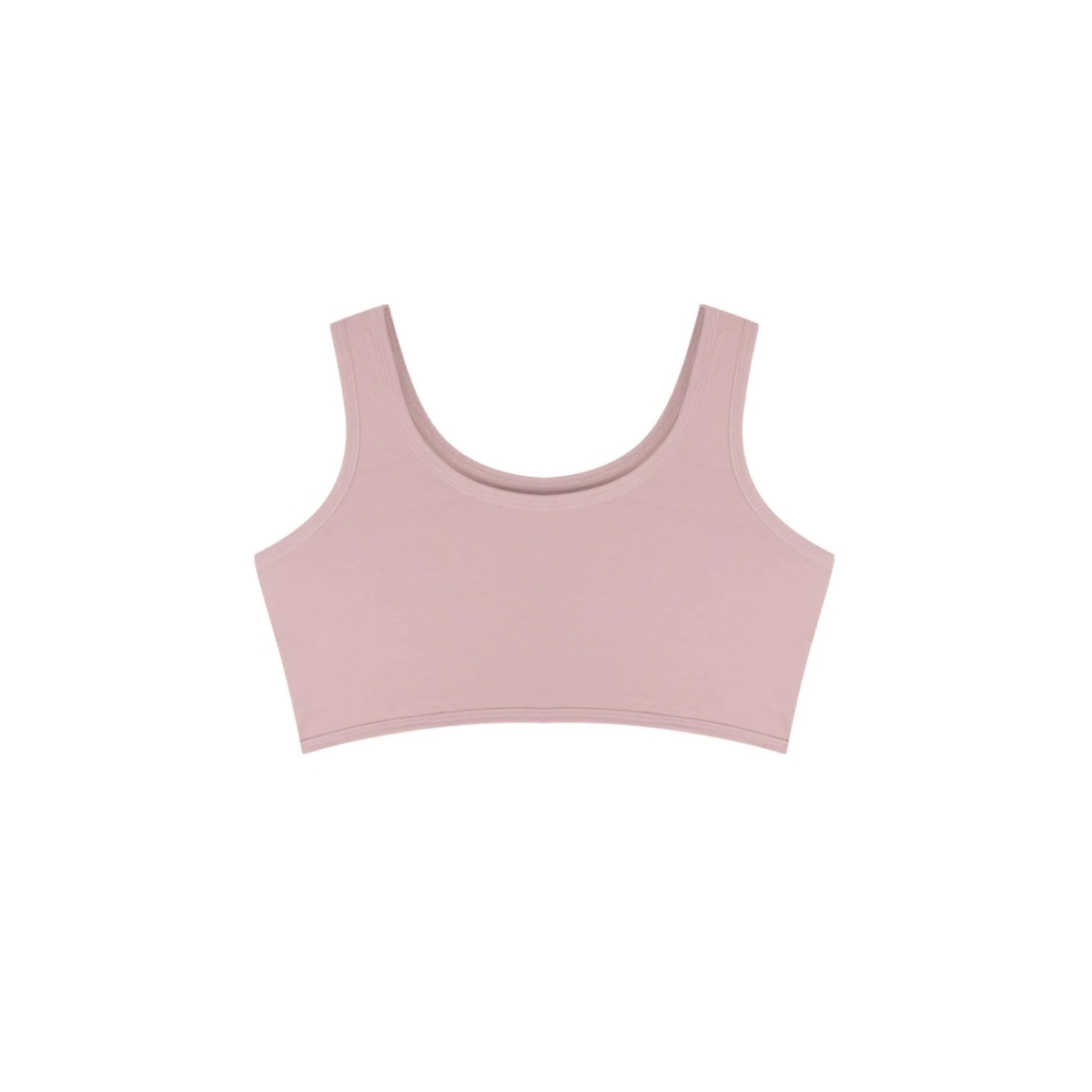 Bustiera din bumbac pentru dama, cu bretele groase, 46720, Roz - poza 3