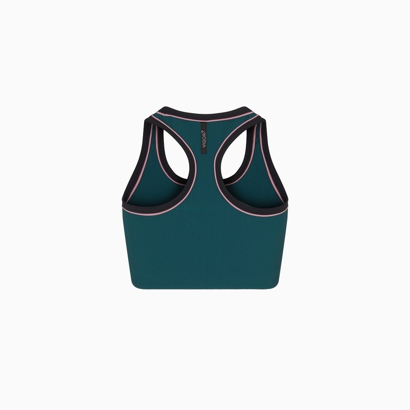 Bustiera EA7 VIGOR7 LAB W RIBBED BRA - poza 2