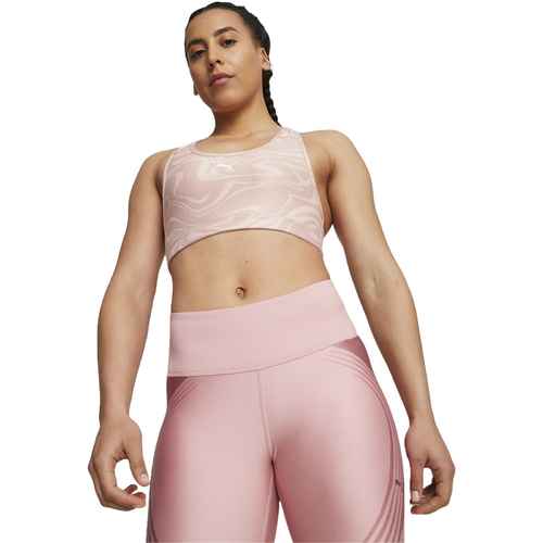 Bustiera femei Puma Mid Impact 4keeps Graphic Bra Pm Future 52441803 - poza 1