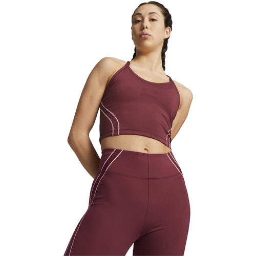 Bustiera femei Puma Studio Ultrabare Crop Top Dark Jasper 52417522 - poza 1