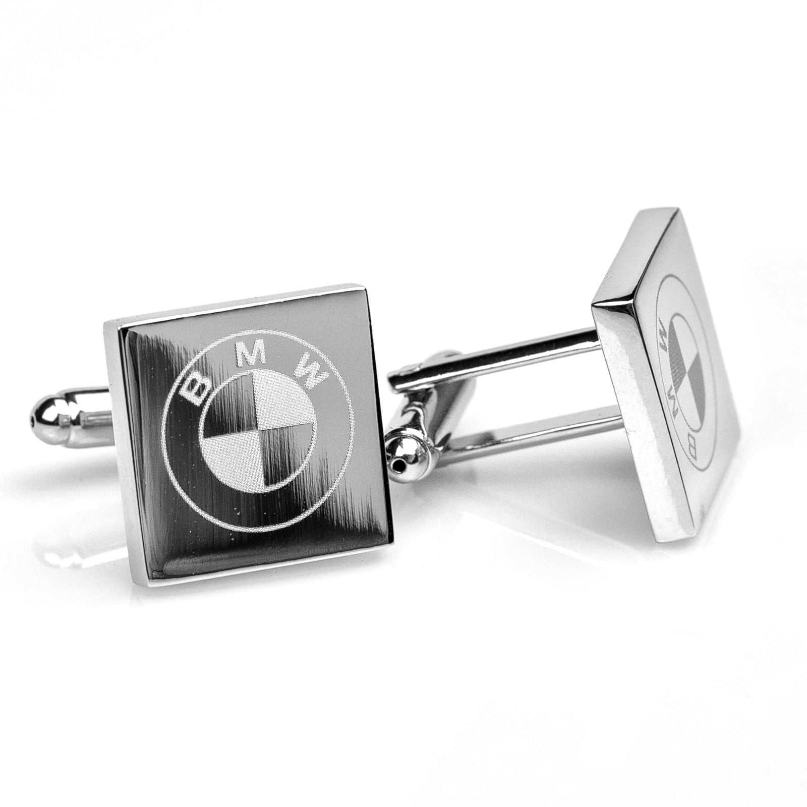 Butoni gravati SILVER SQUARE
