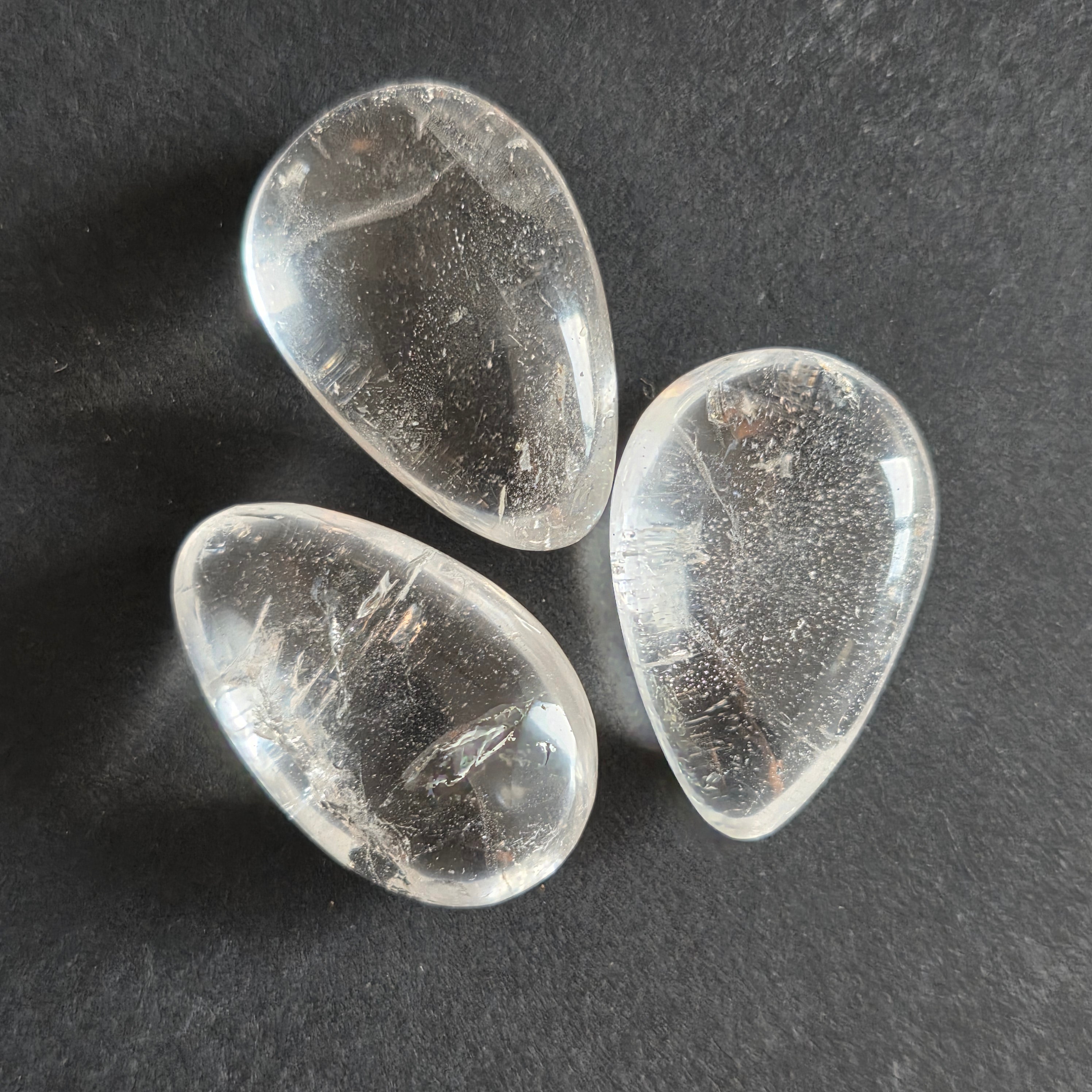 Cabochon cuart incolor rulat calitate AA