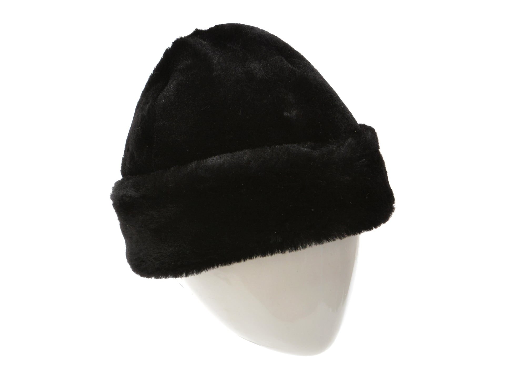 Caciula KLOP neagra, 06MUTON, din piele naturala
