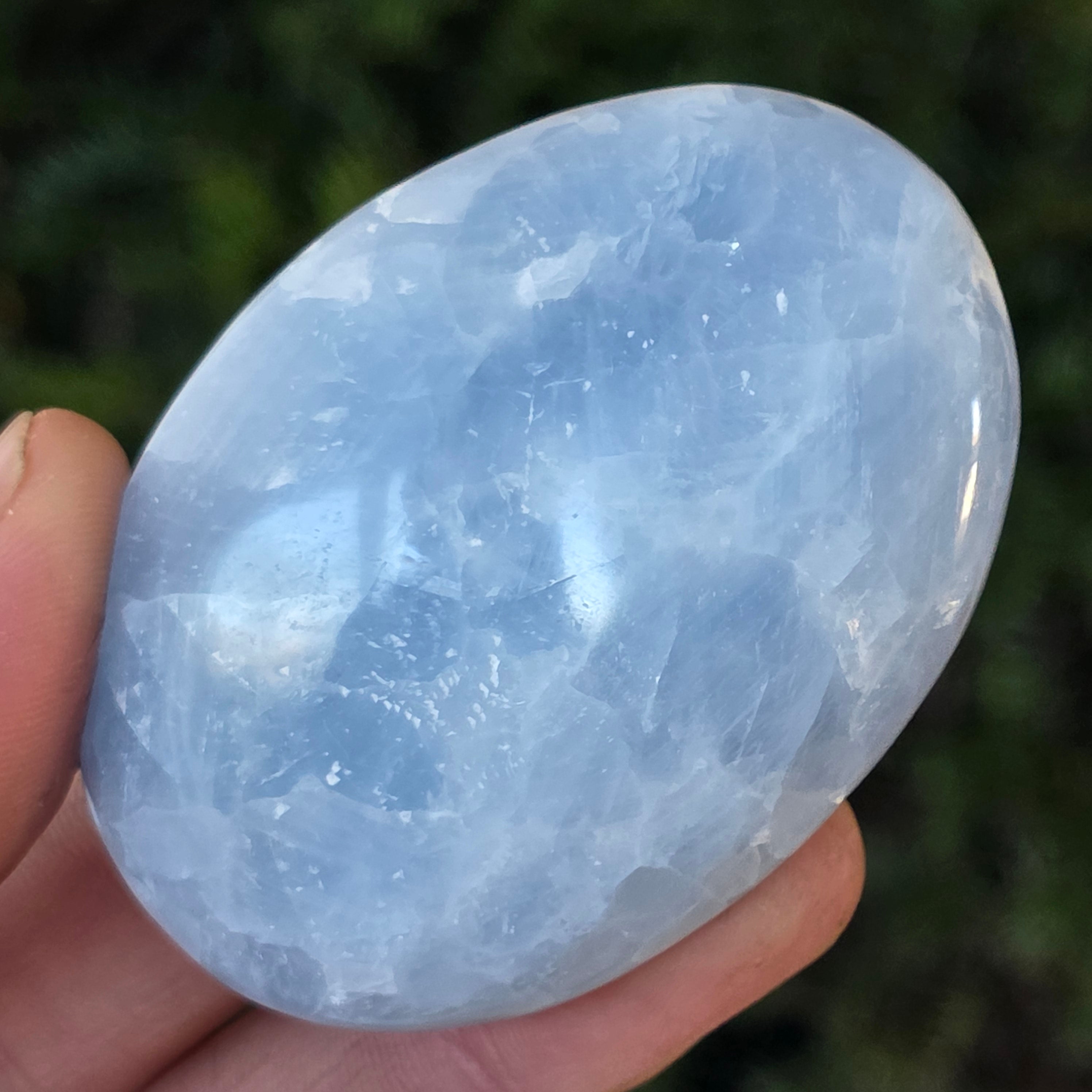 Calcit albastru palmstone | Model 11