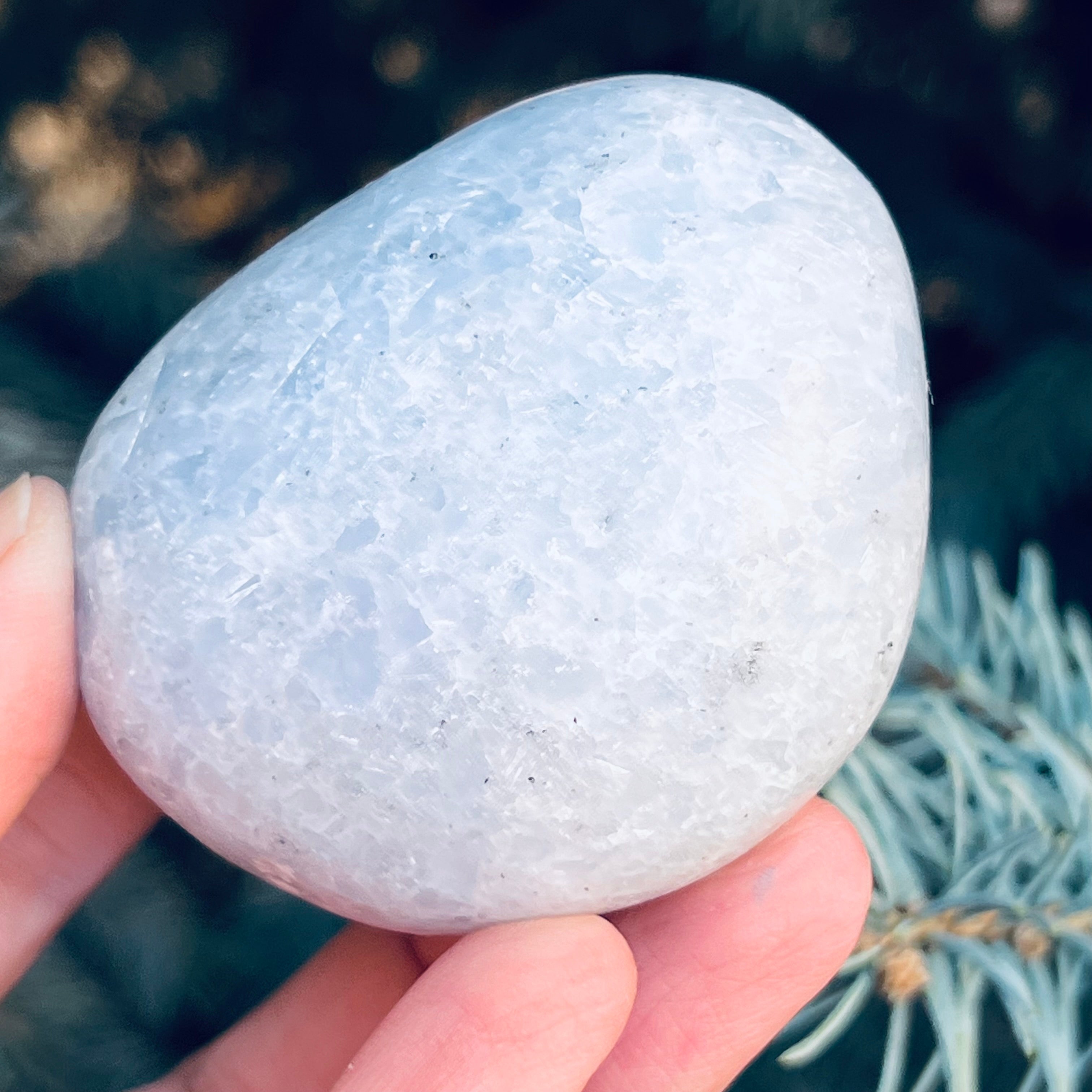 Calcit albastru palmstone model 4