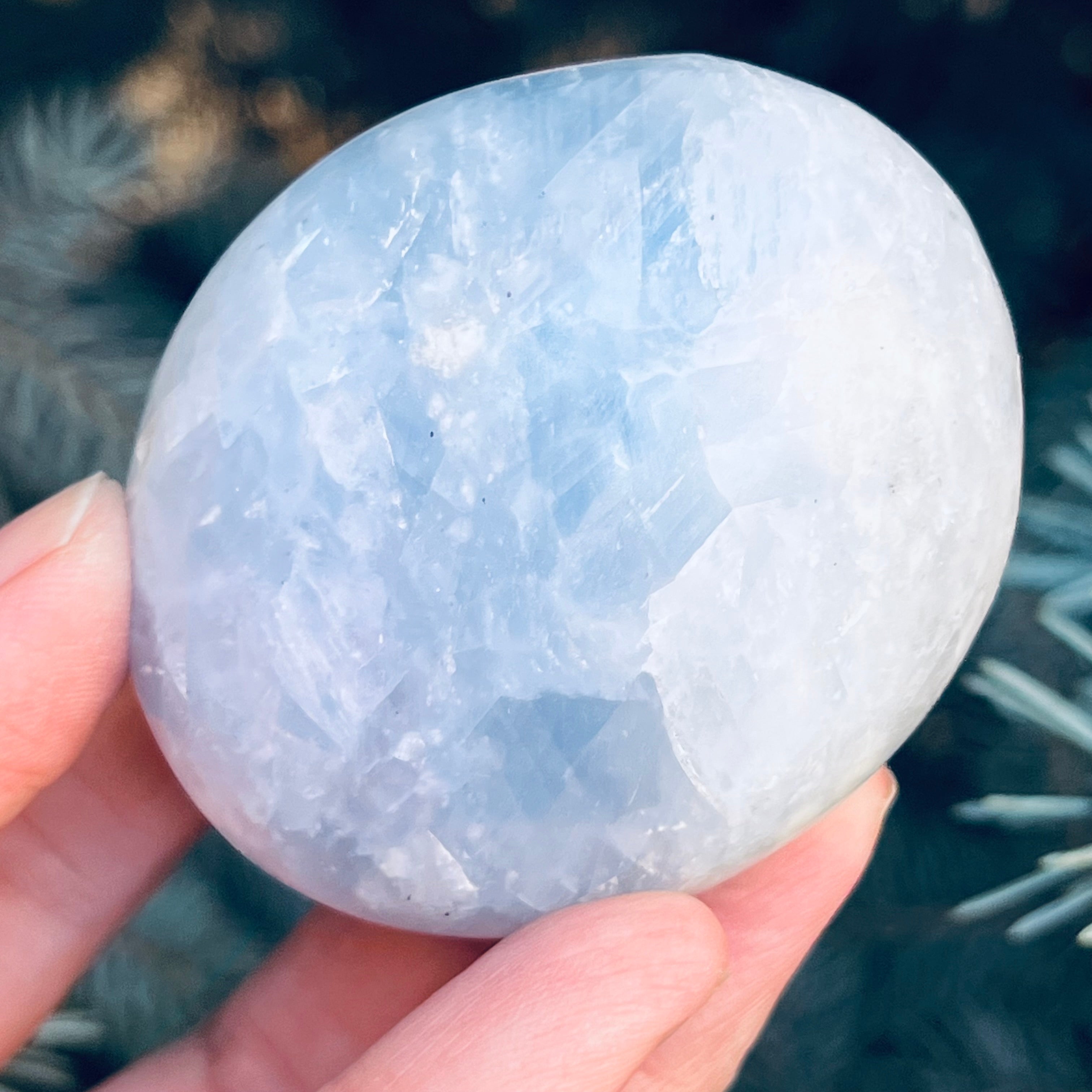 Calcit albastru palmstone model 5