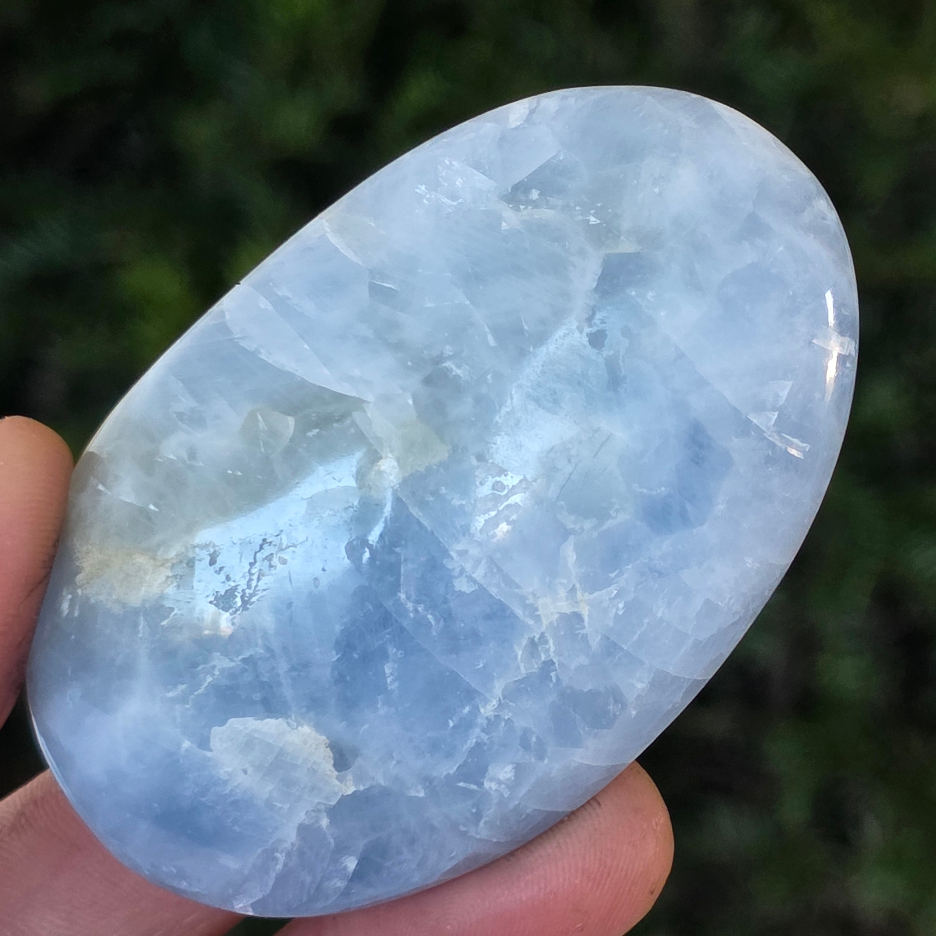 Calcit albastru palmstone | Model 7