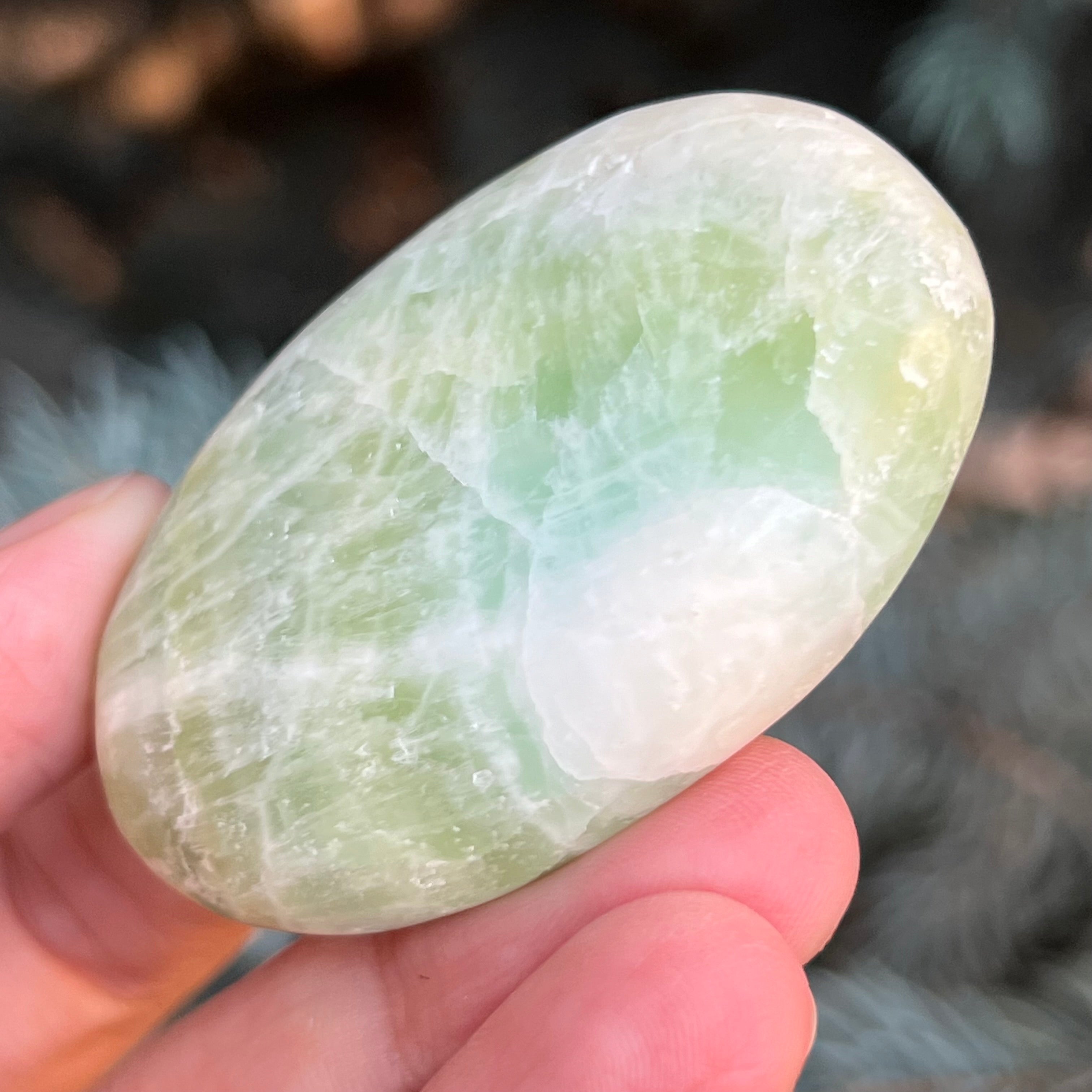Calcit fistic palmstone m1