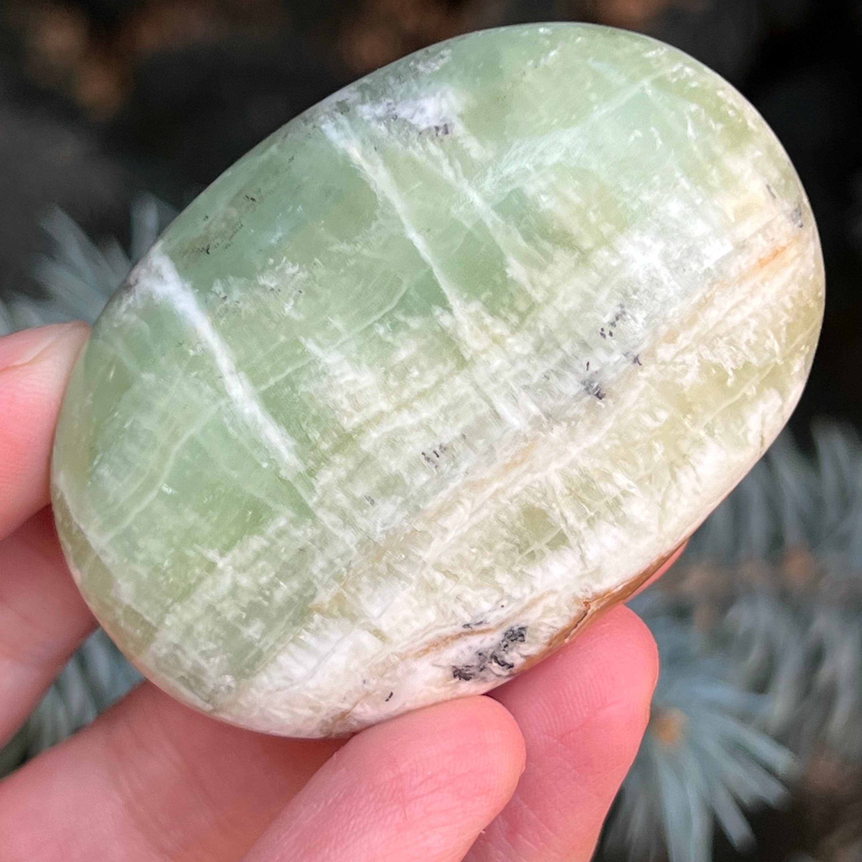 Calcit fistic palmstone m3